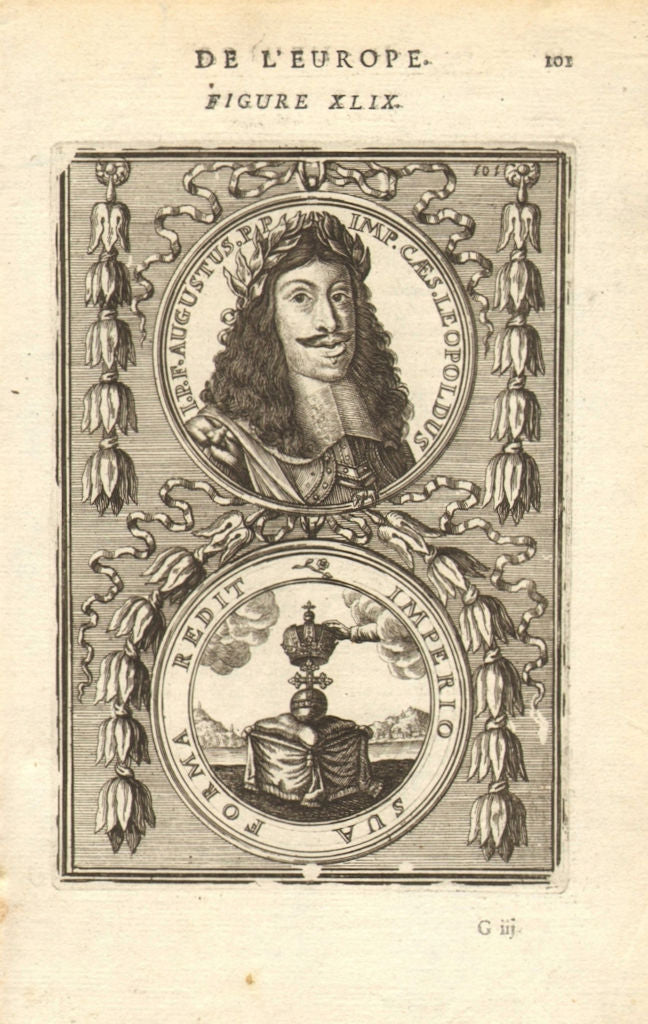 LEOPOLD I OF AUSTRIA. 'I P F Augustus PP Imp Caes Leopoldus'. MALLET 1683